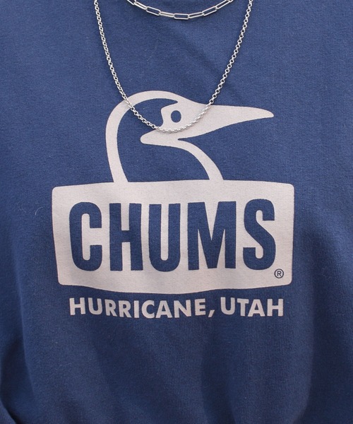 CHUMS(チャムス)の「CHUMS/チャムス ブービーフェイスブラッシュドロングスリーブTEE Booby Face Brushed L/S TEE Shirt(Tシャツ/カットソー・メンズ・ホワイト/ネイビー/ブラック・M/XL/L)」の16枚目の写真