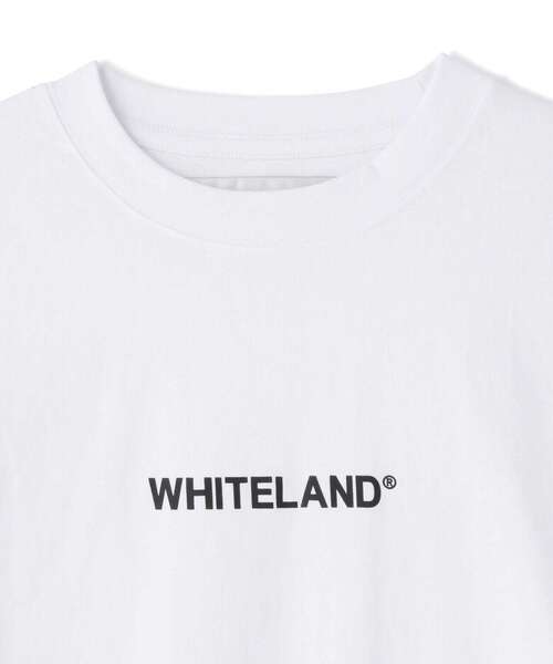 WHITELAND（ホワイトランド）の「【WEB&DEPOT限定】WHITELAND/ホワイトランド/LOGO LST/ロゴ ロンT（Tシャツ/カットソー・レディース・ホワイト/ブラック/カーキ/グレー・SMALL/MEDIUM/LARGE）」の8枚目の写真