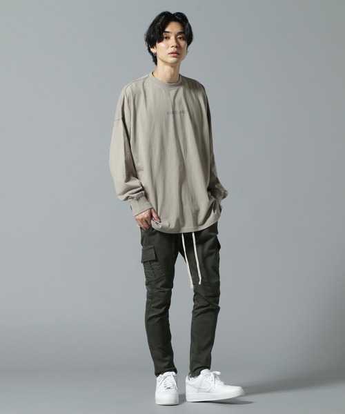 WHITELAND（ホワイトランド）の「【WEB&DEPOT限定】WHITELAND/ホワイトランド/LOGO LST/ロゴ ロンT（Tシャツ/カットソー・レディース・ホワイト/ブラック/カーキ/グレー・SMALL/MEDIUM/LARGE）」の17枚目の写真