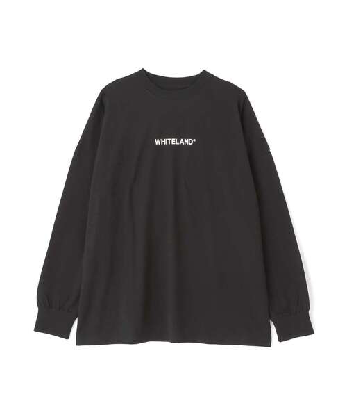 直営店仕入れ♪CH◆レター ロゴ ブラック/ホワイト ロンＴ WEB&DEPOT限定】WHITELAND/ホワイトランド/LOGO LST/ロゴ ロンT