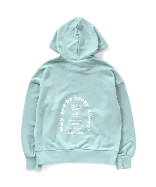 algy(アルジー)の「くまチャーム付きロゴりぼんパーカー(パーカー・キッズ・ベージュ/ラベンダー/ミント・XX-SMALL/X-SMALL/SMALL/MEDIUM)」の12枚目の写真