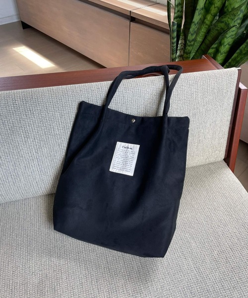 Me%（ミィパーセント）の「フェイクスエードタックトート  964988（トートバッグ・レディース・ブラック/グレー/その他・FREE）」の6枚目の写真