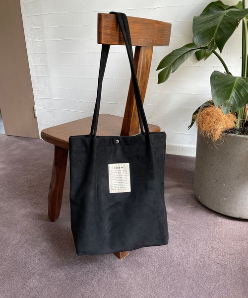 Me%（ミィパーセント）の「フェイクスエードタックトート  964988（トートバッグ・レディース・ブラック/グレー/その他・FREE）」の7枚目の写真