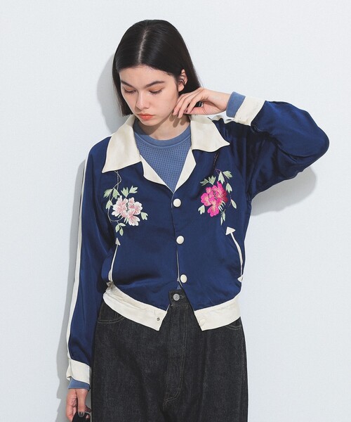 ブルゾン テーラー東洋 × BEAMS BOY / 別注 STAR＆PINK DRAGON SUKA