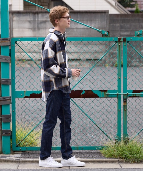 coca（coca）（コカ）の「【WEB限定セール】ヘビーネルチェックシャツ（シャツ/ブラウス・メンズ・ブラック/グレー/ブルー/ネイビー・L/M/XL）」の7枚目の写真