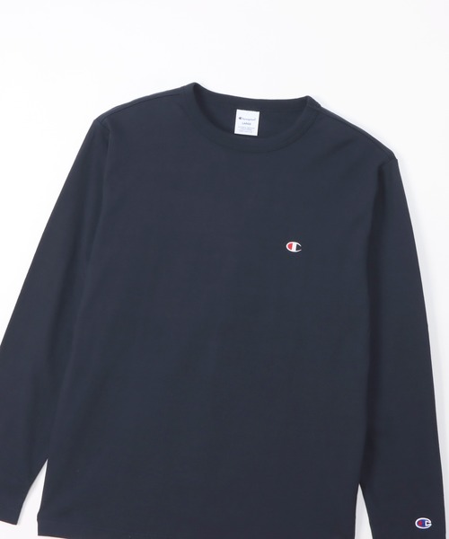 Champion(チャンピオン)の「【Champion/チャンピオン】メンズ ベーシック ロングスリーブTシャツ(Tシャツ/カットソー・メンズ・ネイビー/グレー/ホワイト/ブラック/モカ/ダークグリーン系/その他35・XX-LARGE/SMALL/LARGE/X-LARGE/MEDIUM)」の21枚目の写真