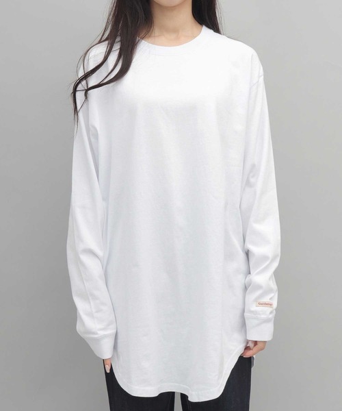 GOODWEAR グッドウェア レディース ユニセックス カットソー ロングスリーブ クルーネック 長袖 リブ Tシャツ USAコットン ホワイト 黒 NGW9951 メール便OK Goodwear GOODWEAR グッドウェア レディース ユニセックス