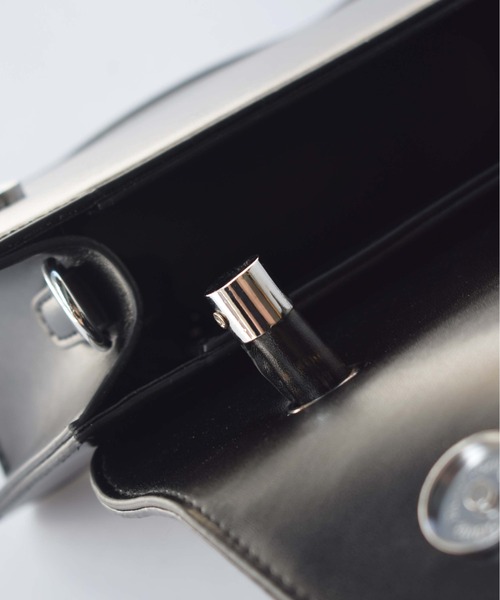 PICCIN（ピッチン）の「ビジューバックルスカラップバッグ（ハンドバッグ・レディース・シルバー/ブラック・FREE）」の12枚目の写真