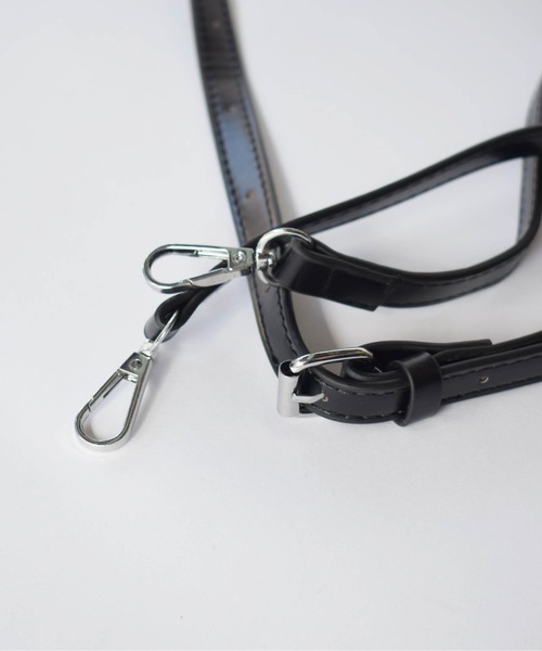 PICCIN（ピッチン）の「ビジューバックルスカラップバッグ（ハンドバッグ・レディース・シルバー/ブラック・FREE）」の18枚目の写真