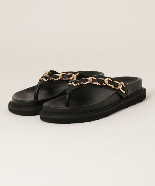 C.E.L.STORE（セルストア）の「CAMINANDO / カミナンド  CHAIN THONG SANDALS 2233W トングサンダル（サンダル・レディース・ブラック・7/6）」の4枚目の写真