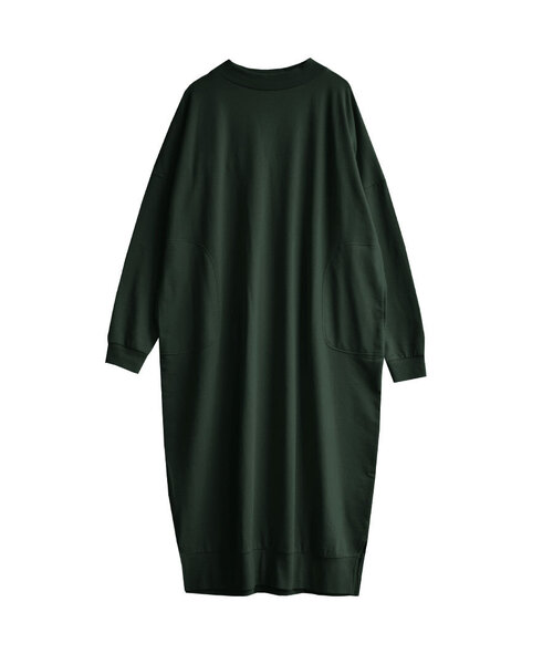 zootie(ズーティー)の「【見た目はON、着心地はOFF。】こなれリラックス 長袖バックタックワンピース(シャツワンピース・レディース・ブラウン/グレイッシュベージュ/オフホワイト/ブルー/ブラック/ブラック×ホワイト/ネイビー/ダークブラウン/ダークグリーン/杢グレー・M)」の11枚目の写真