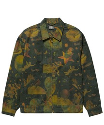 HUF フレイム柄 XLジャケット mr-vibes_huf2336