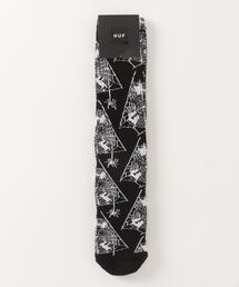 【HUF】ハフ TANGLED WEBS CREW SOCK 靴下 ソックス SK00712