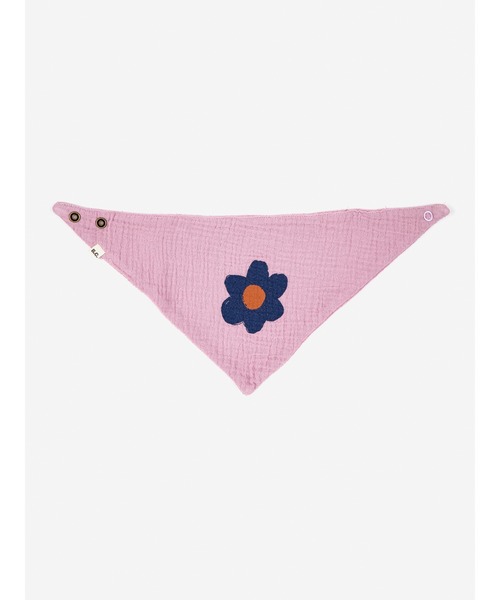 BOBO CHOSES(ボボショーズ)の「Flower bib set(スタイ/よだれかけ・キッズ・ピンク・ONE SIZE)」の6枚目の写真