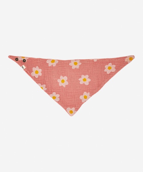 BOBO CHOSES(ボボショーズ)の「Flower bib set(スタイ/よだれかけ・キッズ・ピンク・ONE SIZE)」の7枚目の写真