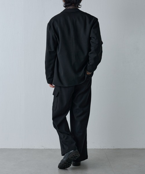 COLONY 2139（コロニートゥーワンスリーナイン）の「ウールライク1サイドカーゴパンツ（カーゴパンツ・メンズ・カーキ/ブラック・LARGE/MEDIUM）」の7枚目の写真