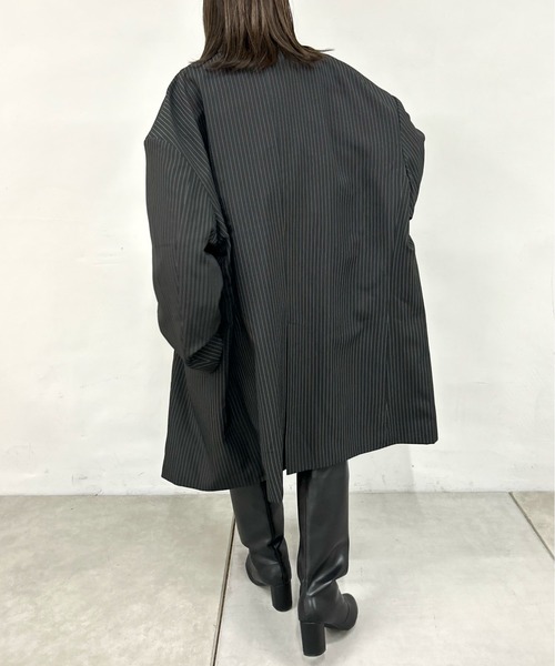 Six M(シックスエム)の「【Six M/シックスエム】BIGBIGジャケット(テーラードジャケット・レディース・ブラック/グレー/チャコールグレー・FREE)」の9枚目の写真