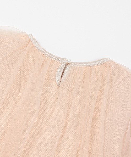 petit main（プティマイン）の「【AJUGA.】チュールトレーナー★（スウェット・キッズ・ブラック/アイボリー/ライトピンク・80ｃｍ/90cm/100cm/110cm/120cm/130cm）」の13枚目の写真