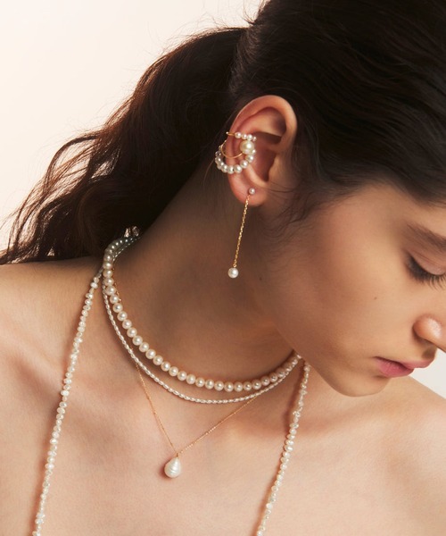 les bonbon（ルボンボン）の「【les bon bon】glow pearl necklace BOB387（ネックレス・レディース・ホワイト・FREE）」の7枚目の写真