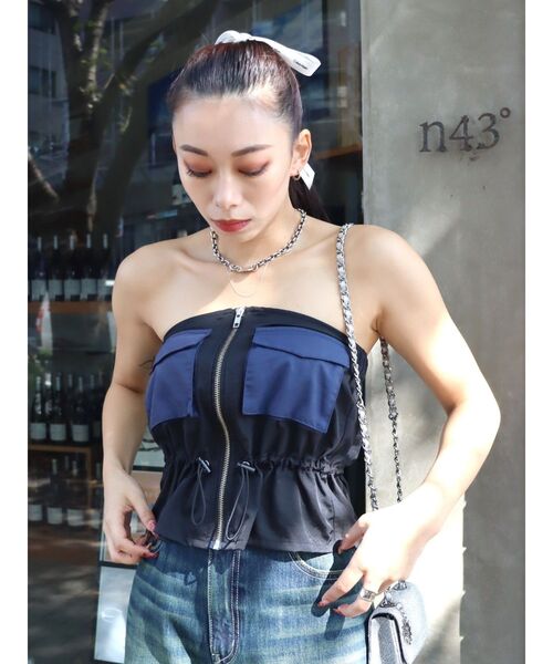 美品Curensologyミリタリービスチェ