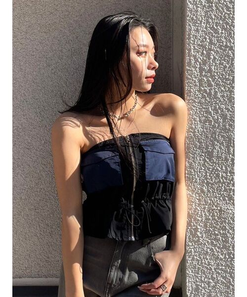 ミリタリーデザインベアピスチェ（キャミソール）｜EVRIS