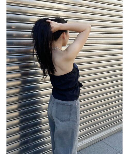 EVRIS(エヴリス)の「ミリタリーデザインベアピスチェ(キャミソール・レディース・ブラック/カーキ・FREE)」の18枚目の写真