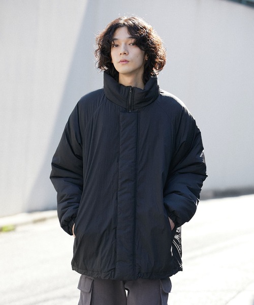 JUNRED(ジュンレッド)の「LOOSE MILITARY ZIP BLOUSON - ルーズミリタリージップブルゾン(ブルゾン・メンズ・ブラック/グレー系その他/チャコールグレー・S/M/L)」の2枚目の写真