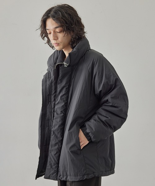 JUNRED(ジュンレッド)の「LOOSE MILITARY ZIP BLOUSON - ルーズミリタリージップブルゾン(ブルゾン・メンズ・ブラック/グレー系その他/チャコールグレー・S/M/L)」の9枚目の写真