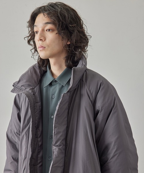 JUNRED(ジュンレッド)の「LOOSE MILITARY ZIP BLOUSON - ルーズミリタリージップブルゾン(ブルゾン・メンズ・ブラック/グレー系その他/チャコールグレー・S/M/L)」の10枚目の写真