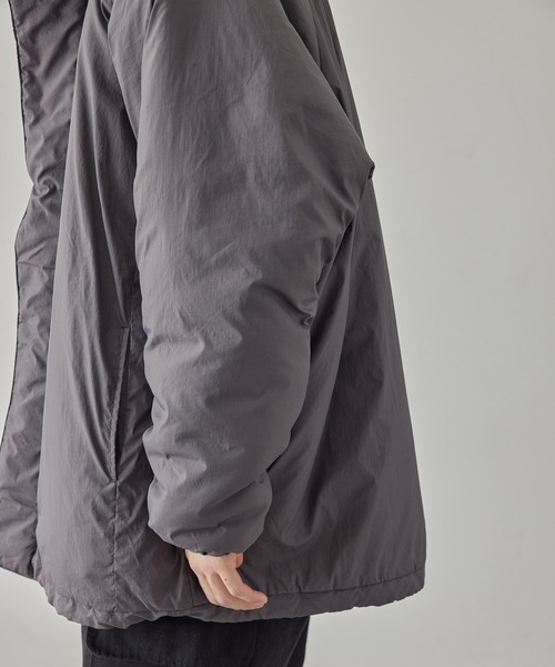 JUNRED(ジュンレッド)の「LOOSE MILITARY ZIP BLOUSON - ルーズミリタリージップブルゾン(ブルゾン・メンズ・ブラック/グレー系その他/チャコールグレー・S/M/L)」の11枚目の写真