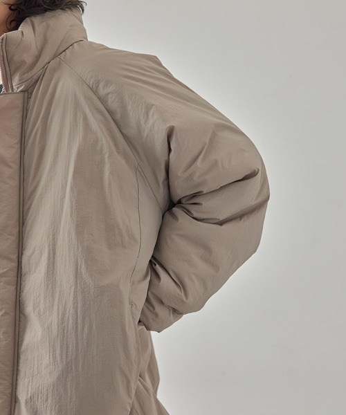 JUNRED(ジュンレッド)の「LOOSE MILITARY ZIP BLOUSON - ルーズミリタリージップブルゾン(ブルゾン・メンズ・ブラック/グレー系その他/チャコールグレー・S/M/L)」の17枚目の写真