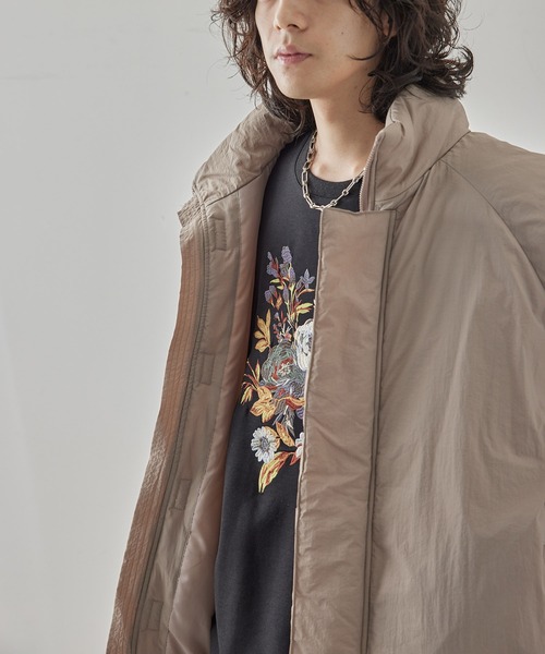 JUNRED(ジュンレッド)の「LOOSE MILITARY ZIP BLOUSON - ルーズミリタリージップブルゾン(ブルゾン・メンズ・ブラック/グレー系その他/チャコールグレー・S/M/L)」の18枚目の写真