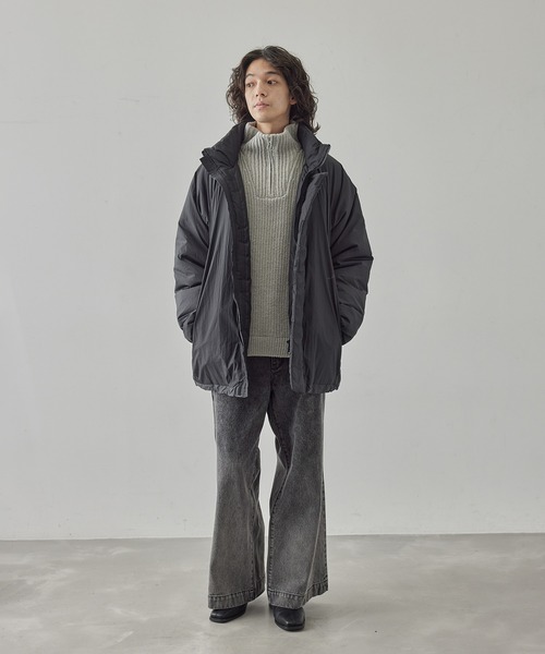 JUNRED(ジュンレッド)の「LOOSE MILITARY ZIP BLOUSON - ルーズミリタリージップブルゾン(ブルゾン・メンズ・ブラック/グレー系その他/チャコールグレー・S/M/L)」の21枚目の写真