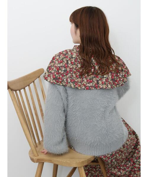 ehka sopo（エヘカソポ）の「花柄ケープワンピース（ワンピース・レディース・オレンジ/ブラウン/ピンク・F）」の13枚目の写真