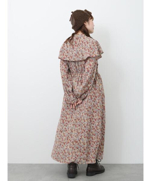 ehka sopo（エヘカソポ）の「花柄ケープワンピース（ワンピース）」 - WEAR