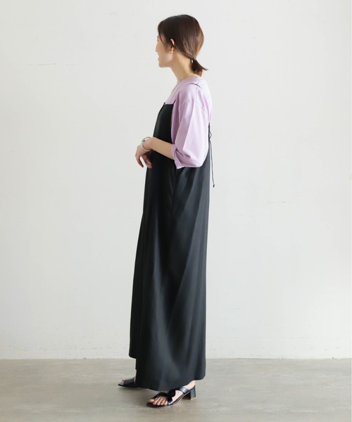 NOMBRE IMPAIR（ノンブルアンペール）の「ブロッサムツイル　キャミワンピース（ワンピース・レディース・チャコールグレー/ブラック・FREE）」の15枚目の写真