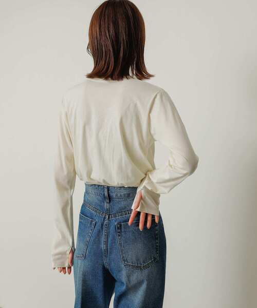 HANNE tシャツ シアーロングスリーブTEE レディース : ZOZOTOWN