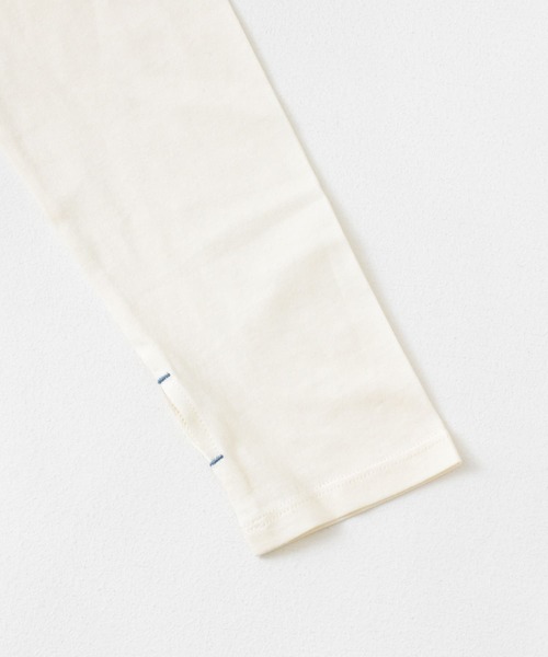 SENSE OF PLACE by URBAN RESEARCH（センスオブプレイスバイアーバンリサーチ）の「シアーロングスリーブTシャツ（Tシャツ/カットソー・レディース・チャコールグレー/ホワイト系その他/オフホワイト・ONE）」の10枚目の写真