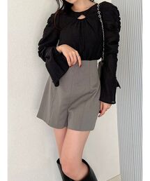 ハイウエストショートパンツ