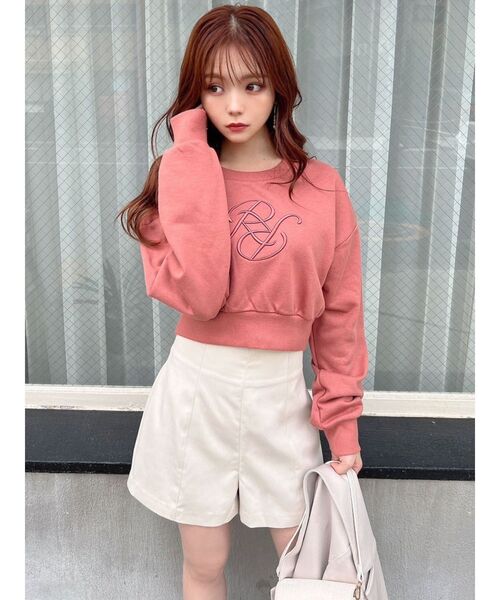 RESEXXY（リゼクシー）の「ハイウエストショートパンツ（その他パンツ・レディース・チャコールグレー/ブラック/アイボリー・FREE）」の9枚目の写真