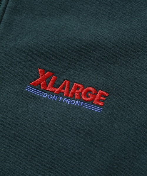 XLARGE（エクストララージ）の「BAY AREA ZIP UP HOODED  SWEATSHIRT（パーカー・メンズ・グリーン/アッシュ/ネイビー・L/M/S/XL）」の5枚目の写真