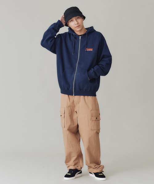 XLARGE（エクストララージ）の「BAY AREA ZIP UP HOODED  SWEATSHIRT（パーカー・メンズ・グリーン/アッシュ/ネイビー・L/M/S/XL）」の11枚目の写真