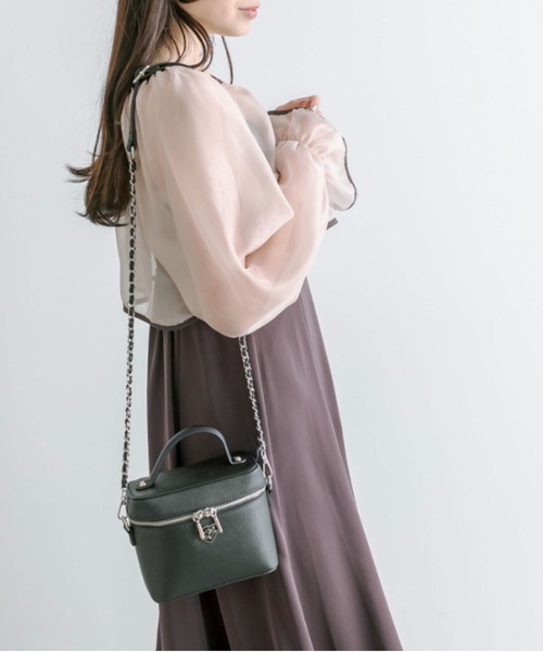OLIVE des OLIVE(オリーブデオリーブ)の「【WEB限定】マルチウェイバルーンワンピース 1041180050(ドレス・レディース・ブラック/ブラウン・FREE)」の9枚目の写真