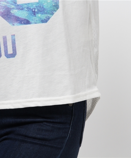 WEGO(ウィゴー)の「WEGO/リゾートメッシュTシャツ(Tシャツ/カットソー・レディース・オフホワイト/その他1・FREE)」の6枚目の写真