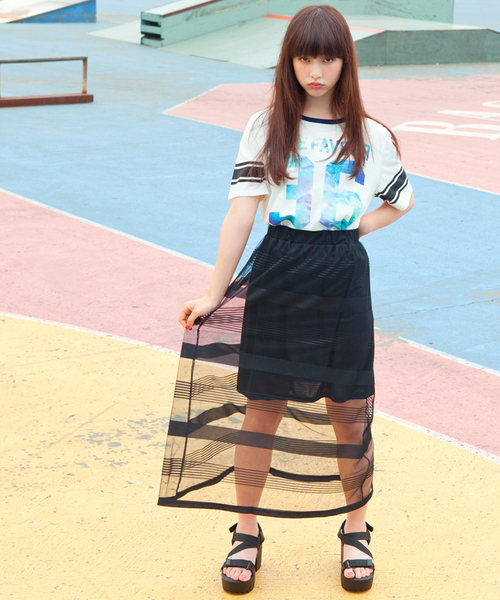 WEGO(ウィゴー)の「WEGO/リゾートメッシュTシャツ(Tシャツ/カットソー・レディース・オフホワイト/その他1・FREE)」の13枚目の写真