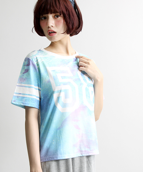 WEGO(ウィゴー)の「WEGO/リゾートメッシュTシャツ(Tシャツ/カットソー・レディース・オフホワイト/その他1・FREE)」の17枚目の写真