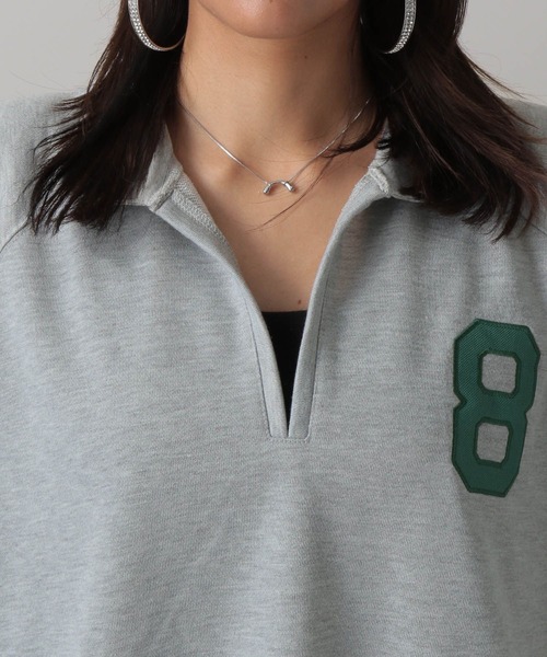 FOREVER 21(フォーエバー トゥエンティーワン)の「スキッパービッグスウェット(スウェット・レディース・ブルー/グレー/ブラック・FREE)」の5枚目の写真