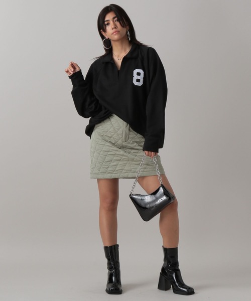 FOREVER 21(フォーエバー トゥエンティーワン)の「スキッパービッグスウェット(スウェット・レディース・ブルー/グレー/ブラック・FREE)」の14枚目の写真