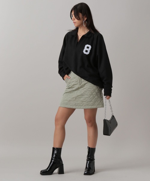 FOREVER 21(フォーエバー トゥエンティーワン)の「スキッパービッグスウェット(スウェット・レディース・ブルー/グレー/ブラック・FREE)」の15枚目の写真