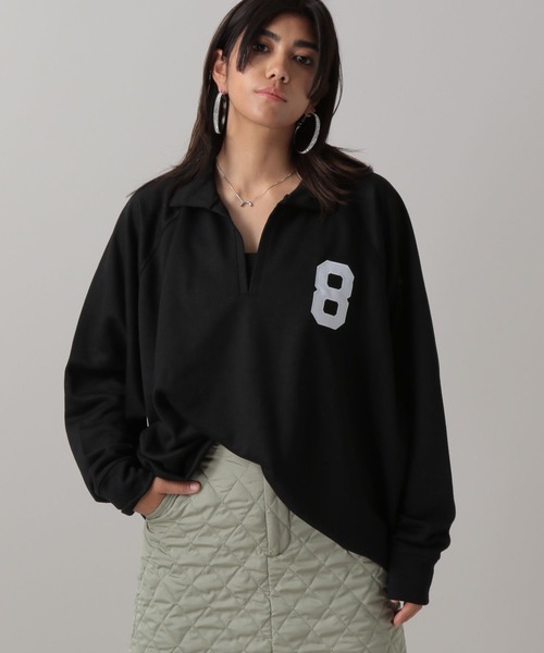 FOREVER 21(フォーエバー トゥエンティーワン)の「スキッパービッグスウェット(スウェット・レディース・ブルー/グレー/ブラック・FREE)」の17枚目の写真